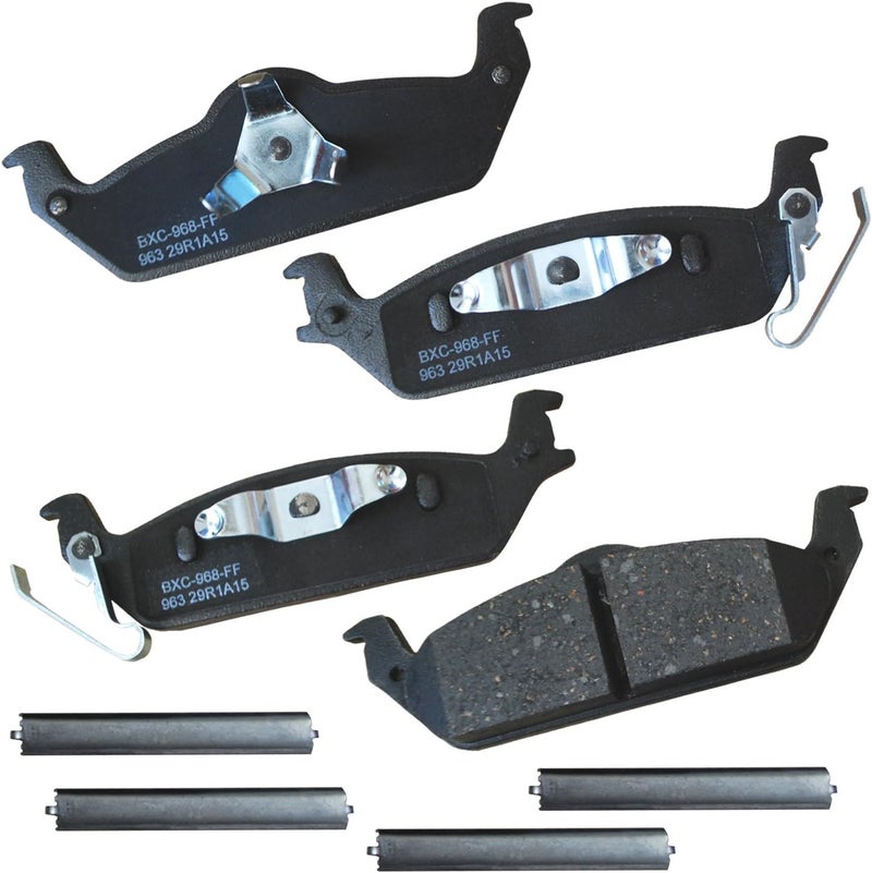 Bendix Premium SBC963 Ceramic Rear Brake Pads for Dodge Dakota 2004-2003 - Image 1